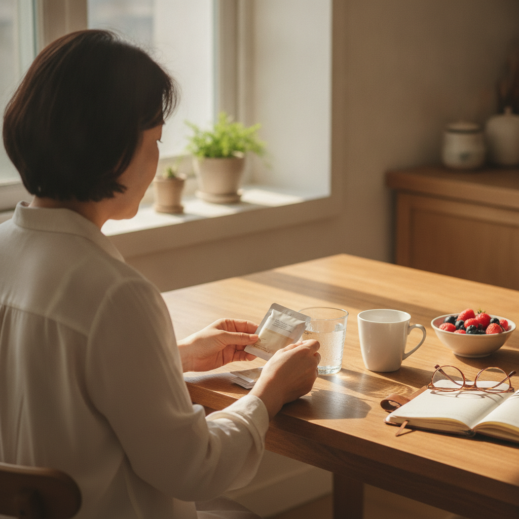 50대 부모님 치매 초기 증상, 단순 건망증과 어떻게 다를까요? 인지 건강 관리 가이드 - 인지 건강을 위한 일상 습관 장면