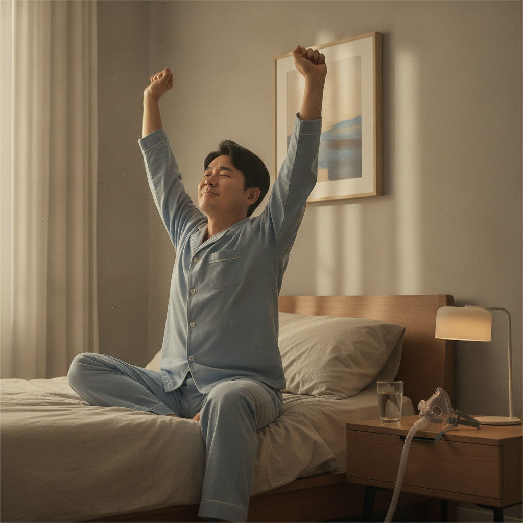 AHI란 무엇인가요? 수면무호흡증 진단부터 양압기 선택까지 - 수면무호흡 관리 대표 사진