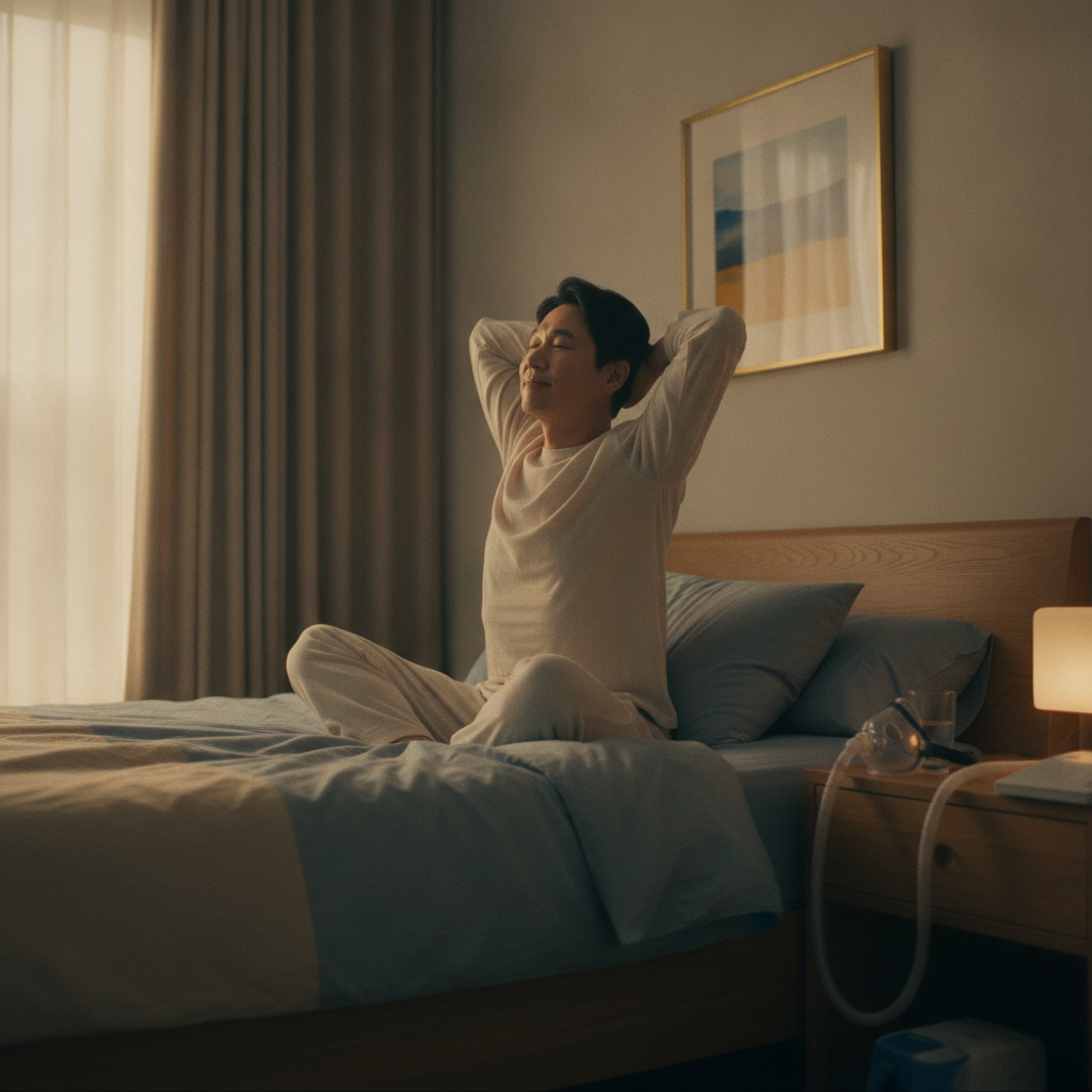CPAP 사용법: 수면의 질을 높이는 현명한 양압기 활용 가이드 - 수면무호흡 관리 대표 사진