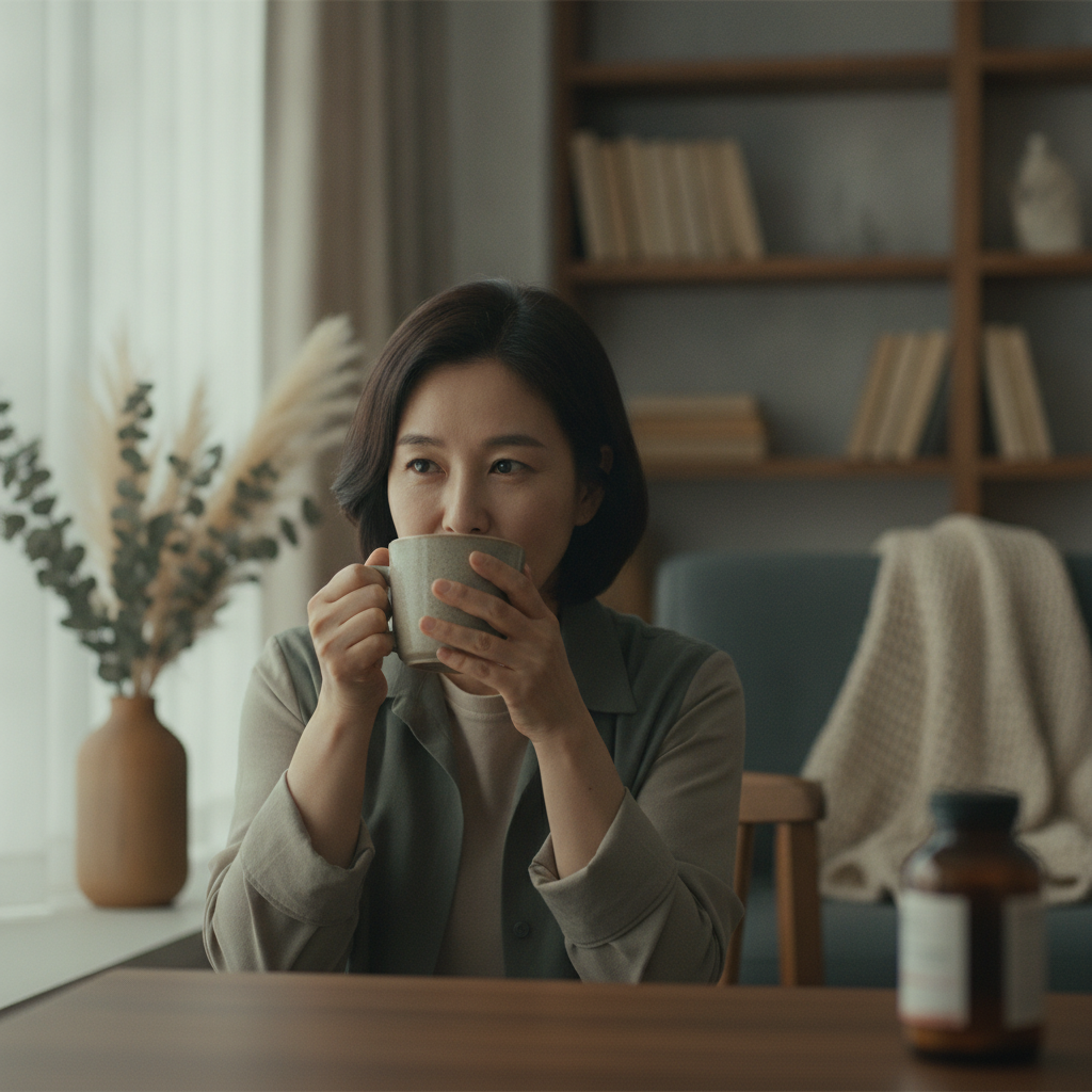 가래 목이물감 - 호흡기 생활관리 대표 사진