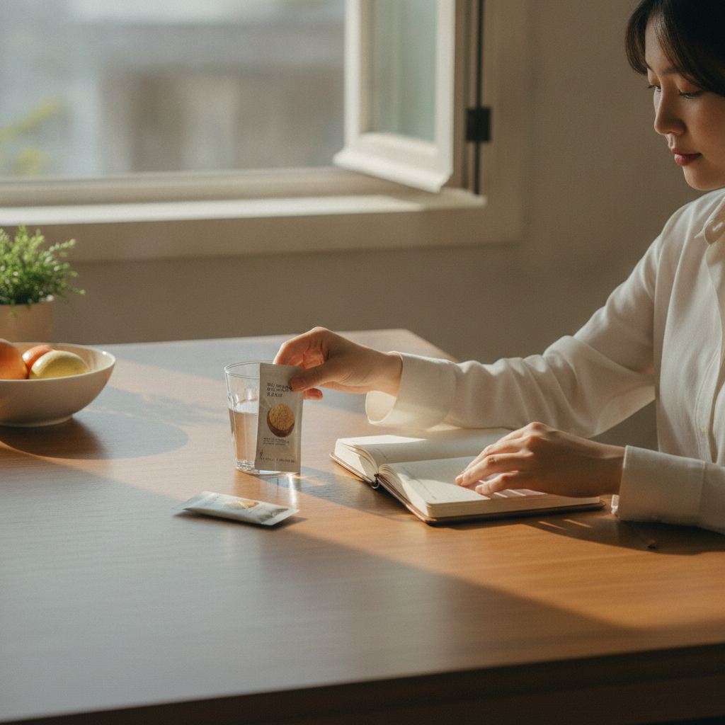 기억력 영양제 추천, 현명한 선택 가이드: 인지 건강을 위한 필수 정보 - 인지 건강을 위한 일상 습관 장면