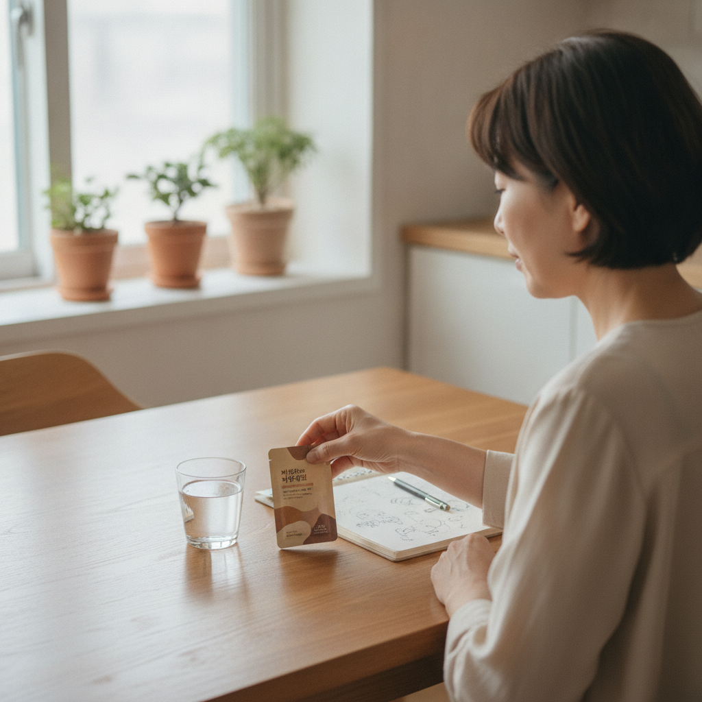 기억력 영양제 추천, 현명한 중장년을 위한 인지 건강 관리 가이드 - 인지 건강을 위한 일상 습관 장면