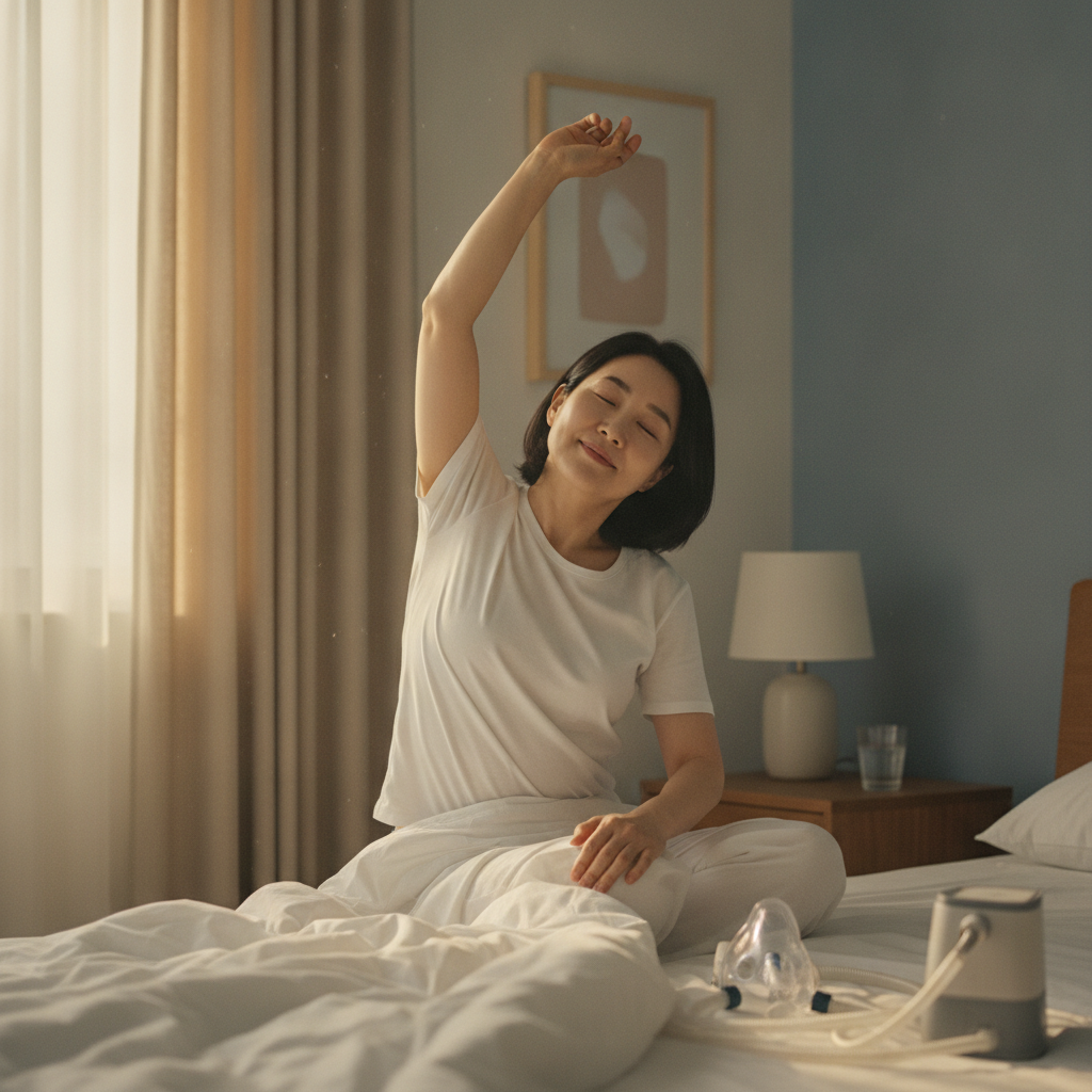 수면다원검사 비용, 양압기 선택부터 건강보험 적용까지: 건강한 수면을 위한 가이드 - 수면무호흡 관리 대표 사진