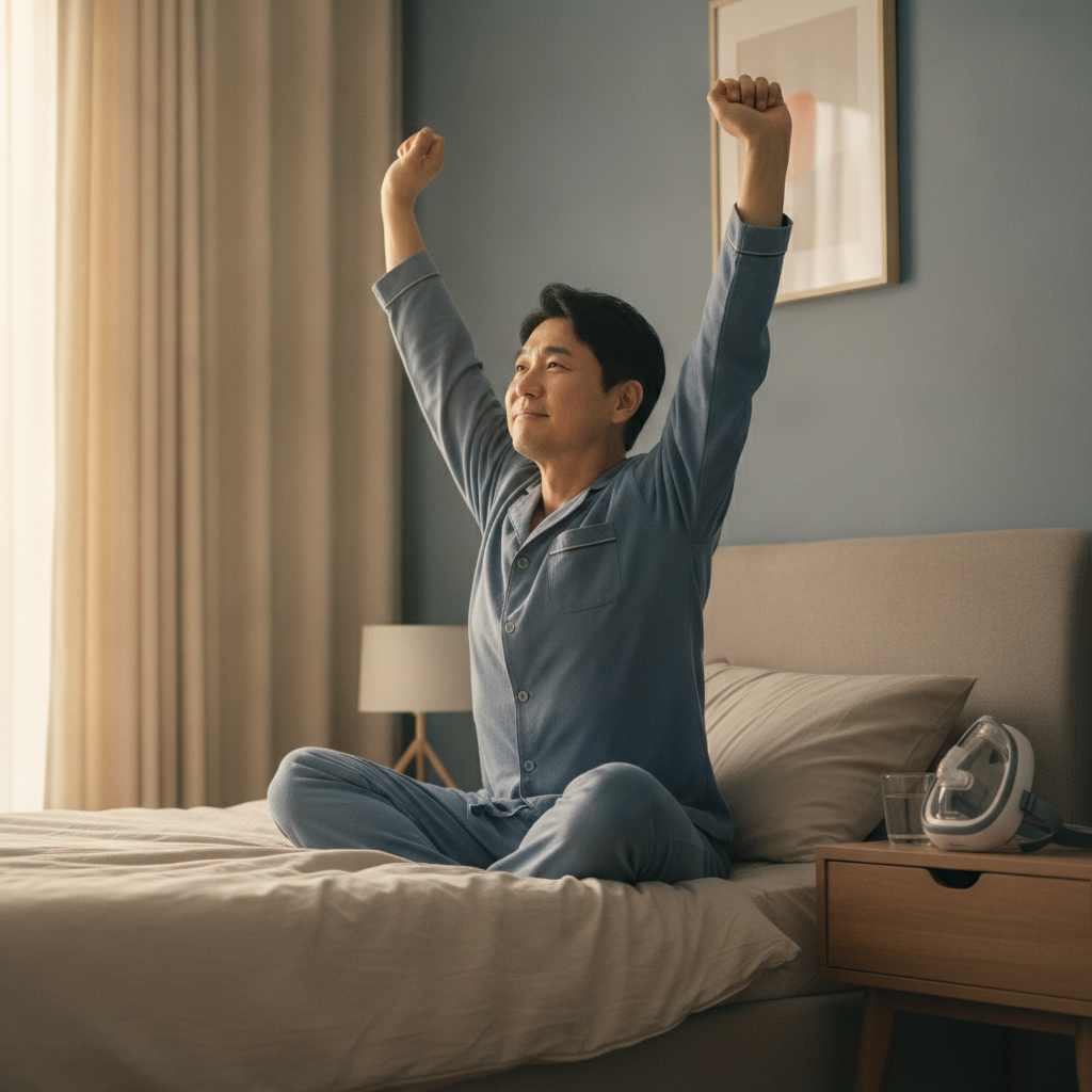 수면무호흡증 양압기 치료: 건강한 수면을 위한 필수 가이드 - 수면무호흡 관리 대표 사진