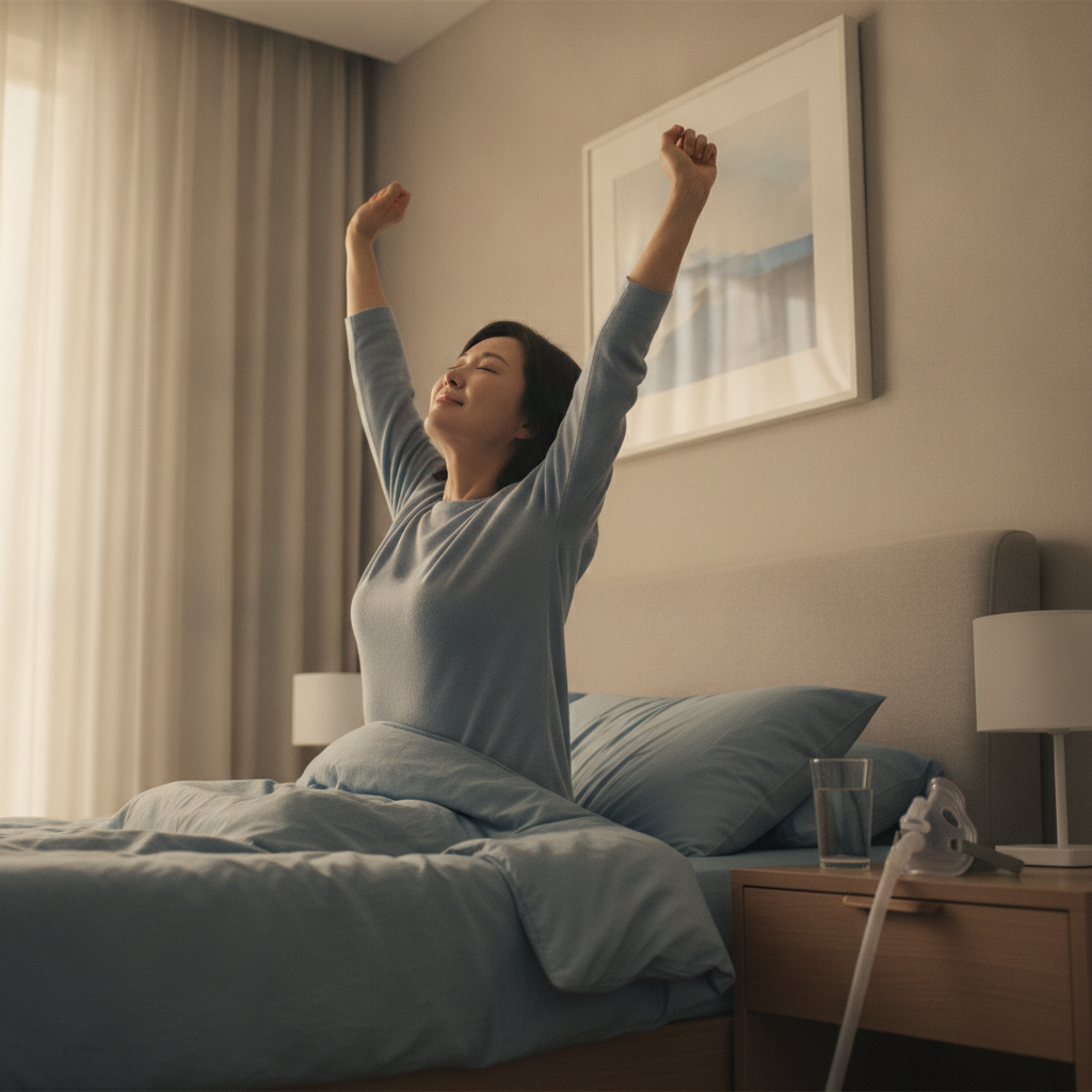 수면무호흡증의 비수술적 치료, 양압기(CPAP)의 모든 것 - 수면무호흡 관리 대표 사진