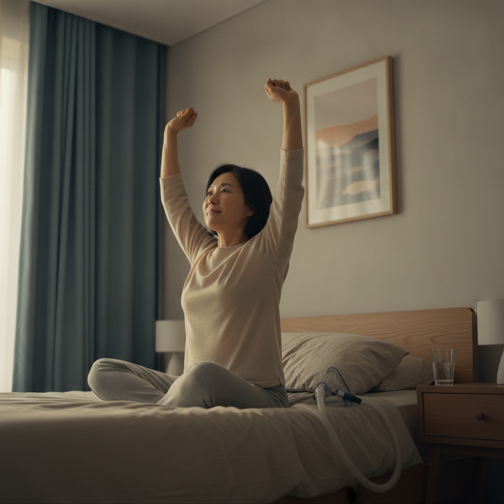 수면무호흡증의 핵심 치료법, 양압기(CPAP) 완벽 이해하기 - 수면무호흡 관리 대표 사진