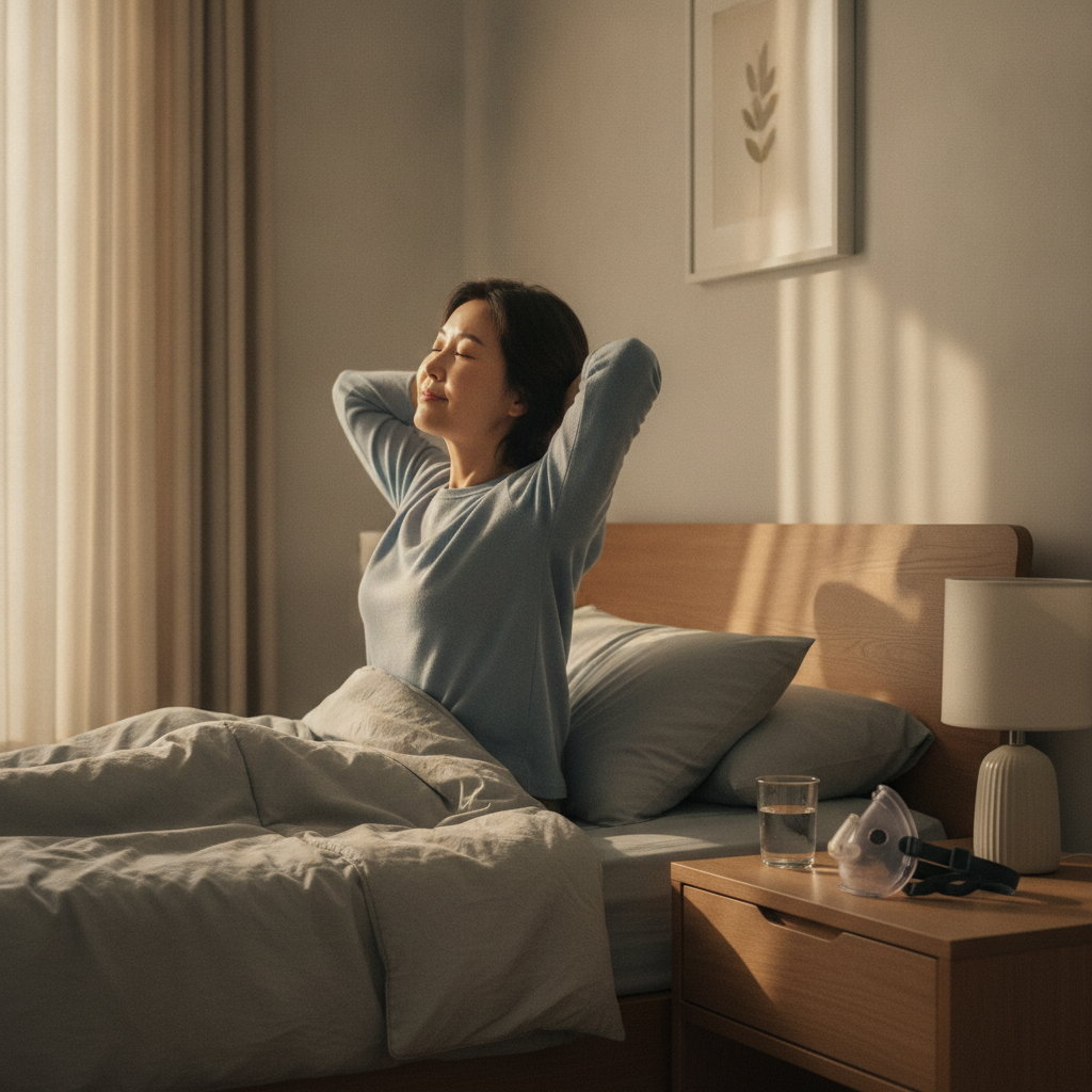 양압기, 수면 무호흡증 치료의 핵심: 효과부터 사용법, 부작용까지 총정리 - 수면무호흡 관리 대표 사진