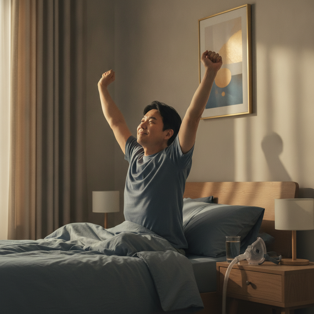 양압기(CPAP): 수면 무호흡증, 더 이상 방치하지 마세요! - 수면무호흡 관리 대표 사진