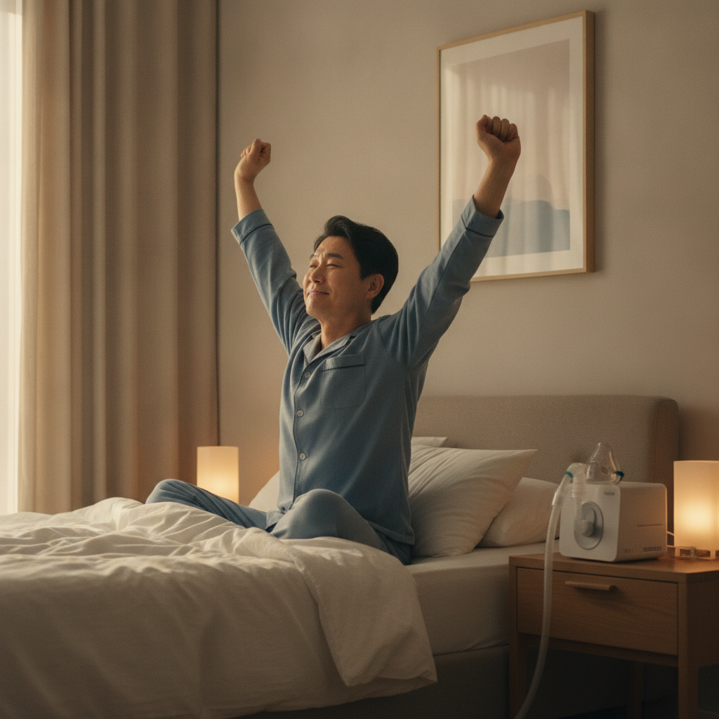 저소음 양압기 추천 가이드: 코골이와 수면무호흡증, 편안한 밤을 위한 현명한 선택 - 수면무호흡 관리 대표 사진