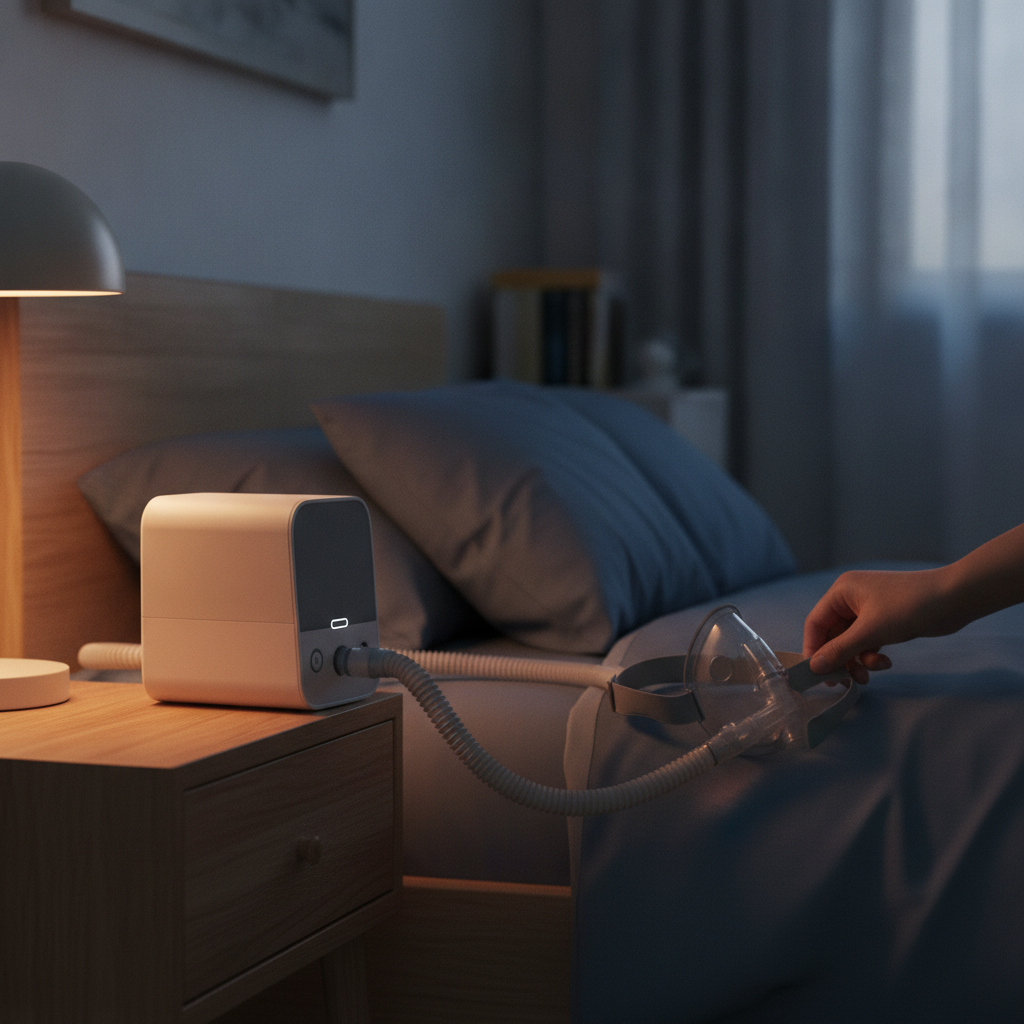 저소음 양압기 추천: 숙면을 위한 현명한 선택 가이드 (CPAP/APAP) - 이지앤 양압기 제품 소개 비주얼