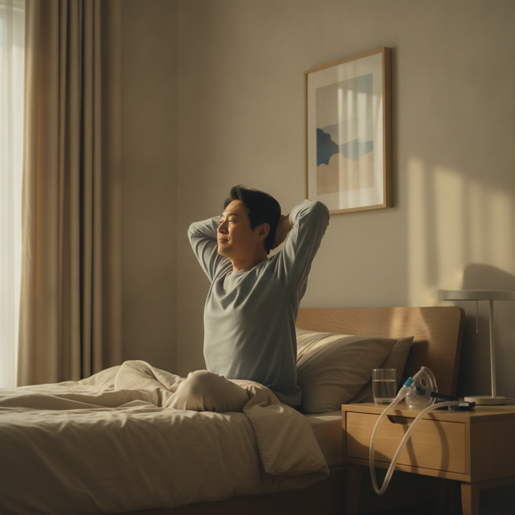 코골이 운동, 수면 건강을 위한 현명한 선택 가이드 - 수면무호흡 관리 대표 사진