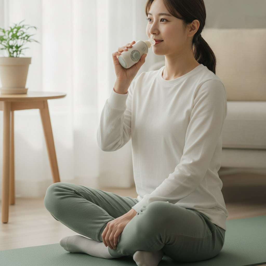 폐 건강 영양제 추천: 호흡근 훈련부터 영양관리까지, 현명한 선택 가이드 - 저항 호흡 운동 루틴 장면