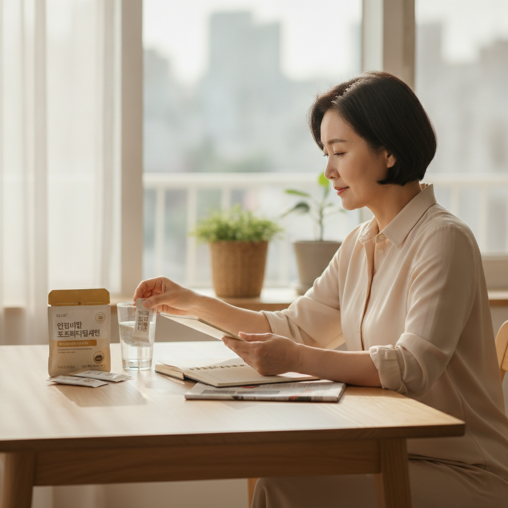 포스파티딜세린 추천: 50대 기억력, 인지 건강 관리를 위한 현명한 선택 가이드 - 인지 건강을 위한 일상 습관 장면