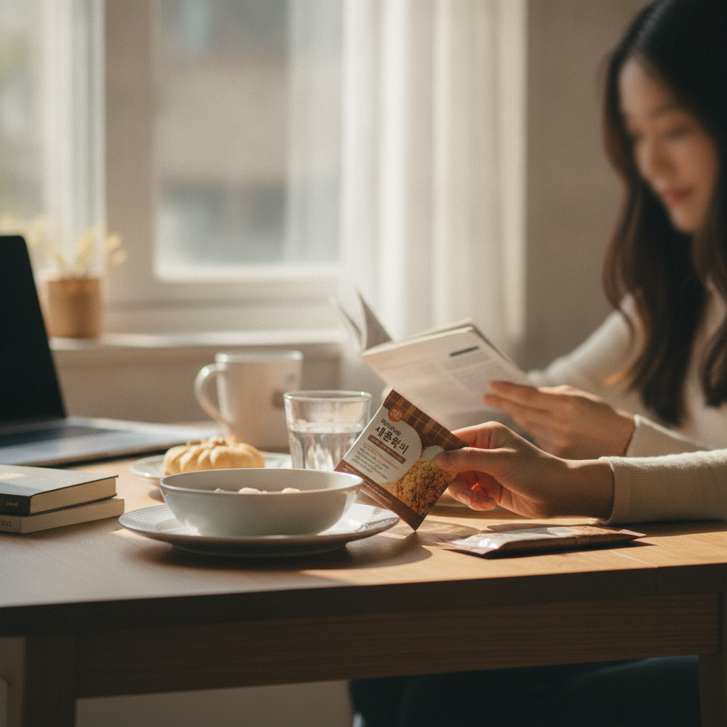 포스파티딜세린 추천: 기억력과 인지 건강을 위한 현명한 선택 가이드 - 인지 건강을 위한 일상 습관 장면