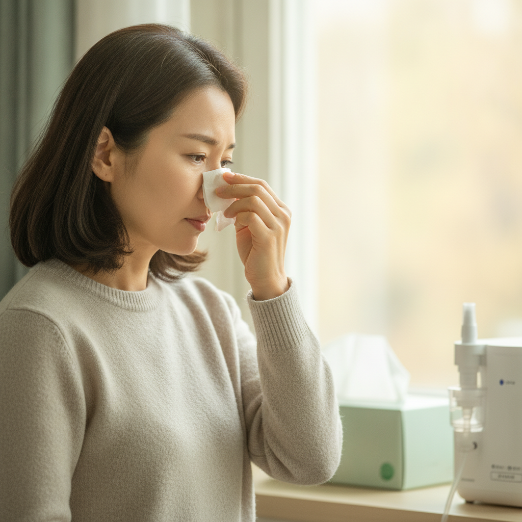 환절기 비염, 코막힘 완화! 비염 코세척기 추천 가이드와 올바른 비강 관리법 - 환절기 호흡기 관리 대표 사진