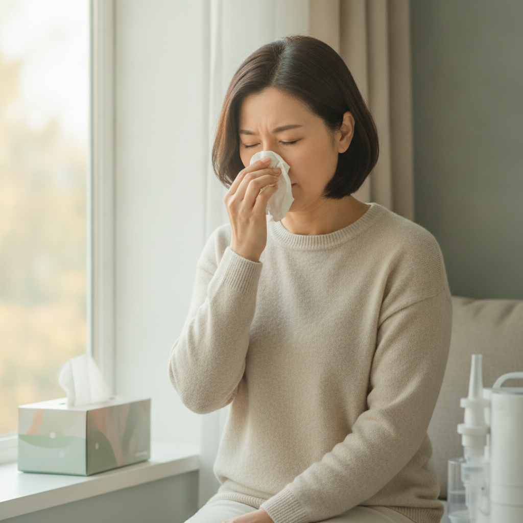 환절기 코막힘, 비염 관리: 비강관리키트 현명하게 선택하고 활용하는 방법 - 환절기 호흡기 관리 대표 사진